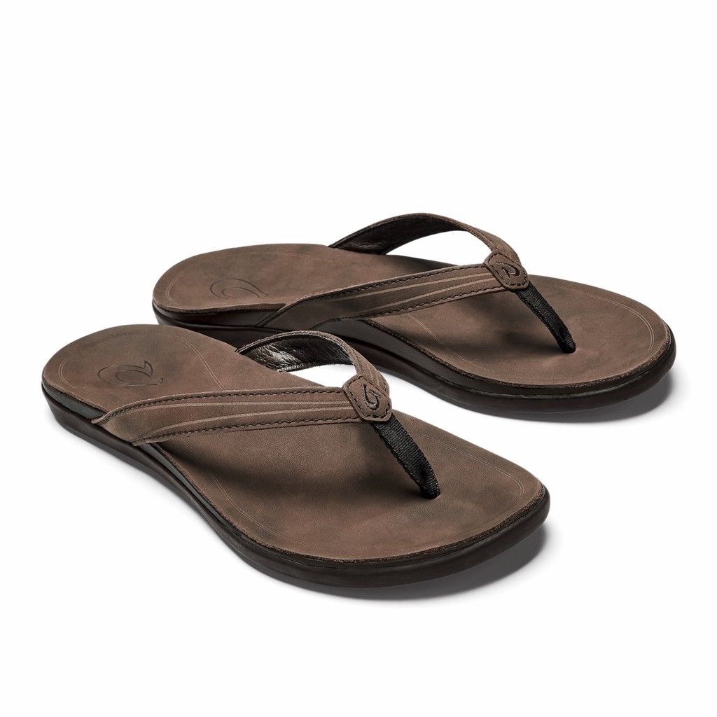 Sandalias Olukai ‘Aukai - Chanclas Mujer Cafes 20563-180